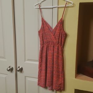 Coral summer dress